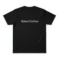 BakerClothes Black T-Shirt with logo print on chest